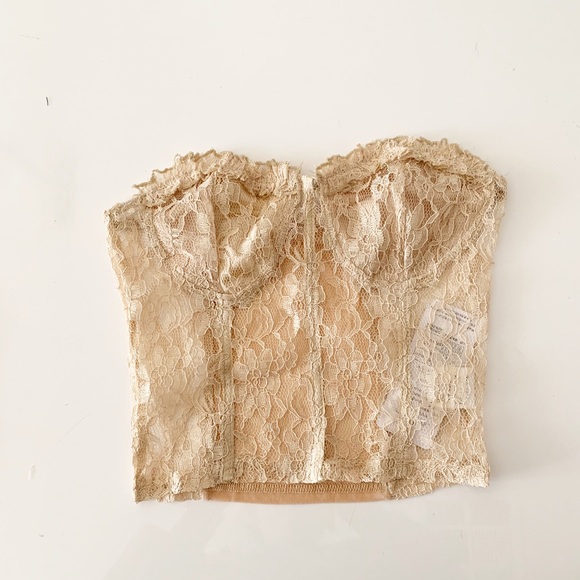 Lace Mesh Corset Top - Picture 11 of 15